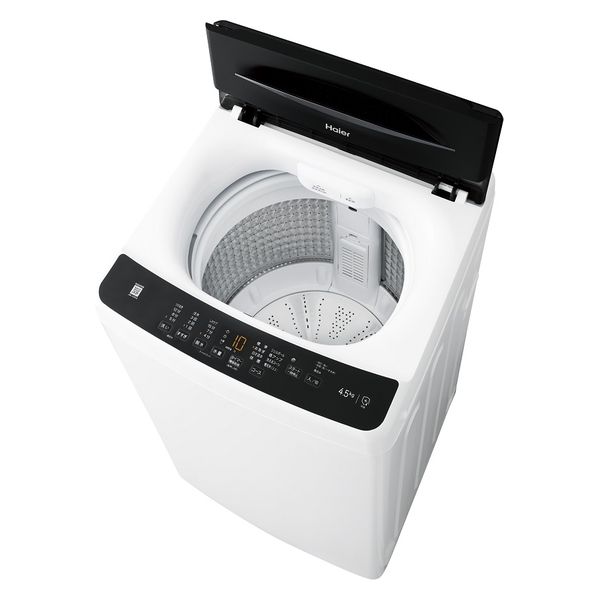 ハイアール 4.5kg　全自動洗濯機　JW-U45A(K)　ブラック　1台（直送品）