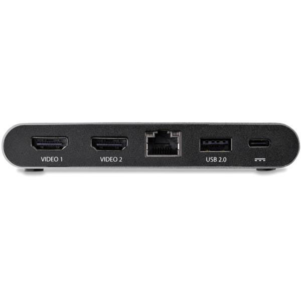StarTech.com USB-C マルチ変換アダプタ（2x HDMI、100W PD） DK30C2HAGPD 1個（直送品）