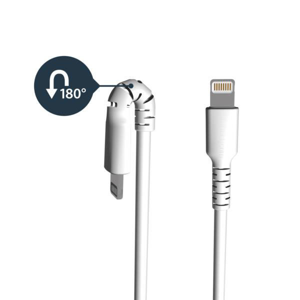 Lightningケーブル USB-A 3m 480Mbps Apple MFi認証 ブラック(USBLT3MB) 目安在庫=○