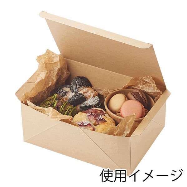 アスクル】【ケース販売】HEIKO 食品箱 ネオクラフト ケーキボックス L