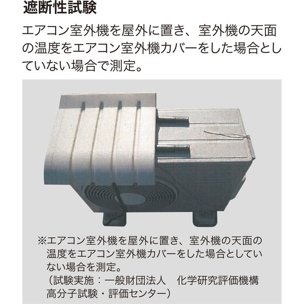 1020円 【超安い】 ISETO エアコン室外機カバー ワイド I-517-3 W855~960×D350×H82mm