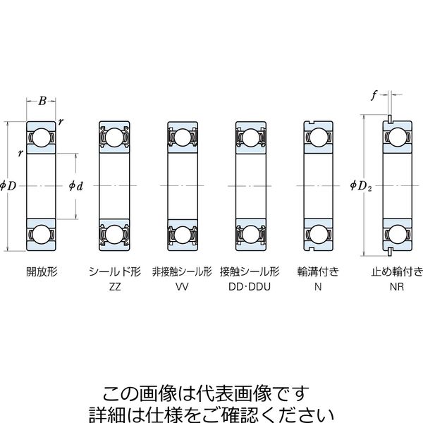 アスクル】 日本精工（NSK） 単列深溝玉軸受 6010DD 1セット（2個）（直送品） 通販 - ASKUL（公式）