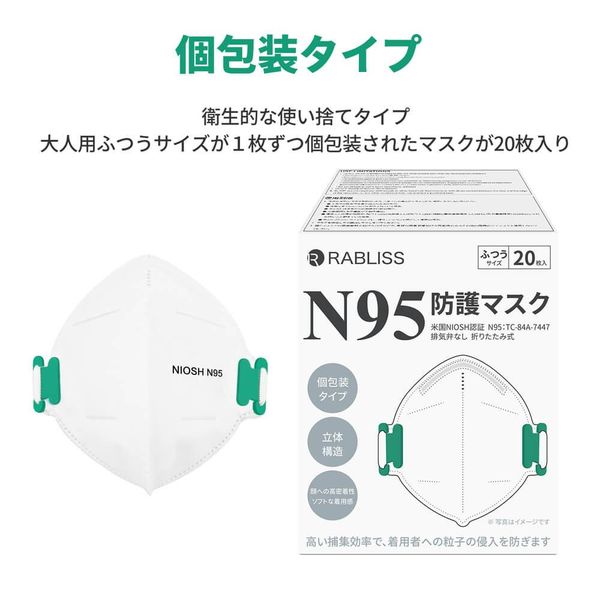 アスクル】N95防護マスク 40枚(2箱セット) 小林薬品 高機能・4層構造 高耐久性フィルター 医療用（直送品） 通販 ASKUL（公式）