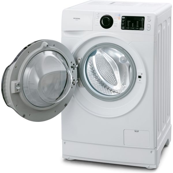 アスクル】【設置込】アイリスオーヤマ ドラム式洗濯機 8.0kg FL81R-W 