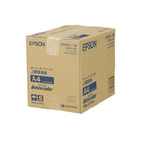 アスクル】エプソン レザー用上質普通紙 250枚×10冊 LPCPPA4（直送品 