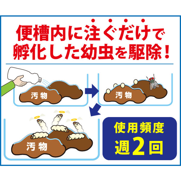 トイレの虫がいなくなる液剤 1本 大日本除虫菊（KINCHOキンチョー）
