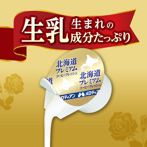 【コーヒーミルク】メロディアン　本格仕立てのコーヒーフレッシュ ～北海道プレミアム～　4.5ml　1袋（10個入）