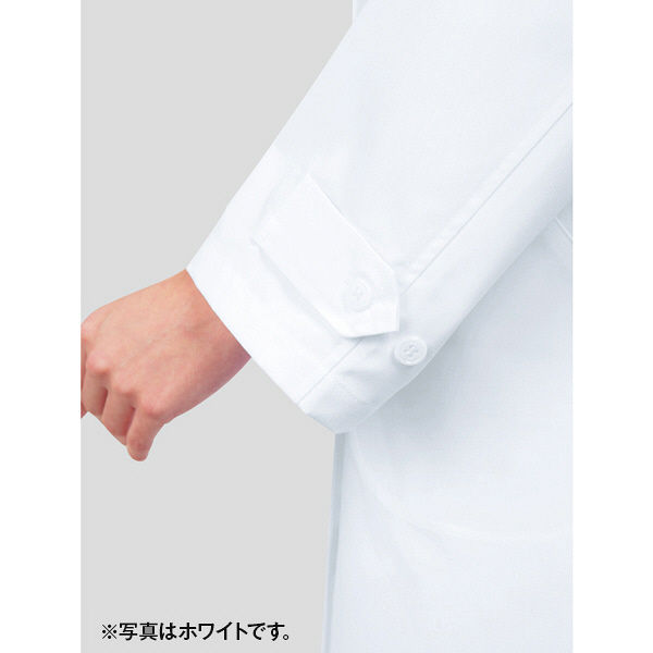 アスクル】KAZEN レディス診察衣S型長袖（ドクターコート） 医療白衣 ピンク シングル S 120-73（直送品） 通販 ASKUL（公式）