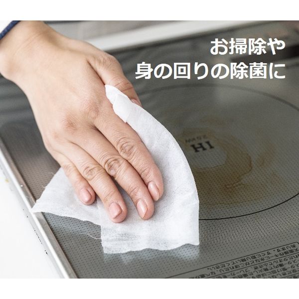 日本製紙クレシア スコッティウェットティシュー除菌アルコール 本体 76985 1個（100枚入）