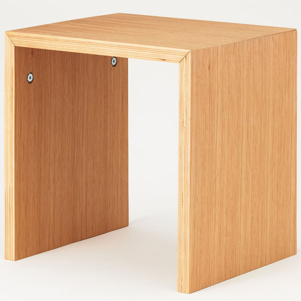 LOHACO - 無印良品 コの字の家具・積層合板・オーク材・幅35cm 38371137 良品計画