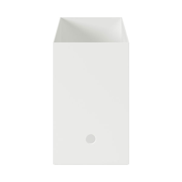 【まとめ買いセット】無印良品 ポリプロピレンファイルボックス・スタンダードタイプ・ワイド・A4用ホワイトグレー 約幅15×奥行32×高さ24cm 6個