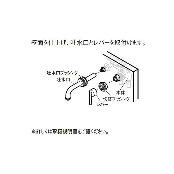 アスクル】SANEI シングル洗面混合栓 K47450-MDP-13 1個（直送品 