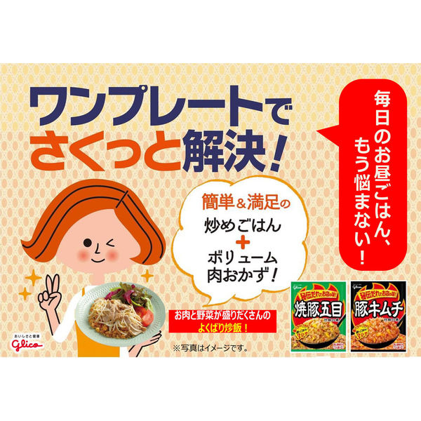 731円 新生活 江崎グリコ 焼豚五目炒飯の素 44.2g×10個
