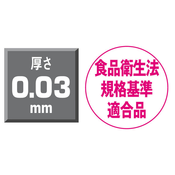 「現場のチカラ」ポリ袋(規格袋)　LDPE・透明　0.03mm厚  10号180mm×270mm1袋（100枚入） オリジナル