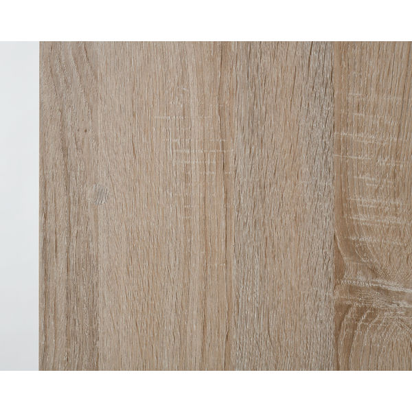 YAMAZEN（山善） 木製シェルフ（本棚 書棚） 5段 オープン オーク 幅800×奥行360×高さ1845ｍｍ 1台（直送品）