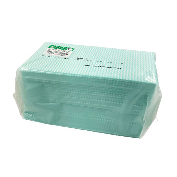 アスクル】抗菌カウンタークロス100P グリーン 1パック（100枚入） シンメイ SHD006/ 通販 ASKUL（公式）