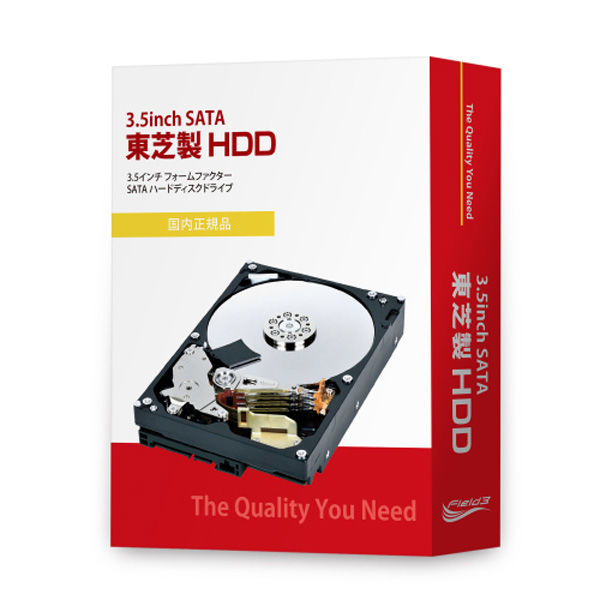 東芝（TOSHIBA） 内蔵HDD 3.5インチ/2TB/5400rpm DT02ABA200 1台