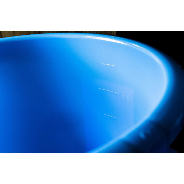 サンコープラスチック ニュータフバケツ 8型 本体 ブルー(セット販売