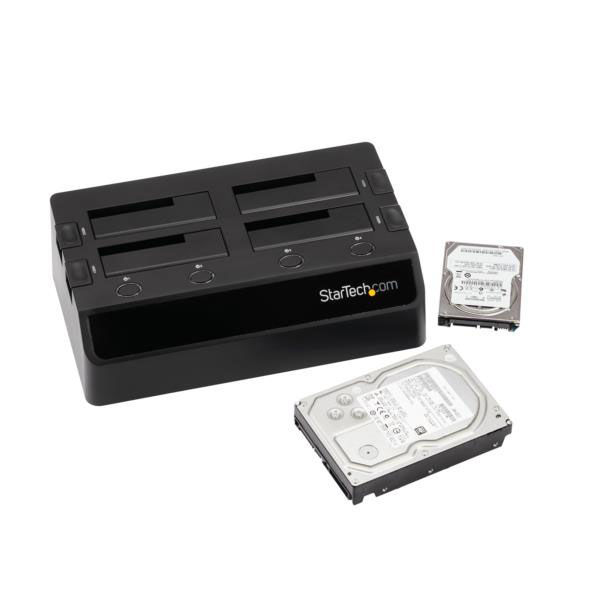 StarTech.com USB 3.0接続HDD/SDD4台搭載ドック UASP対応 SDOCK4U33（直送品）