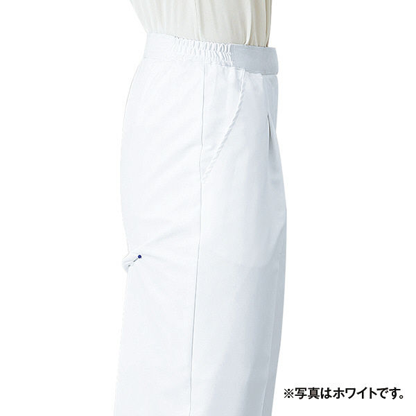 KAZEN レディススラックス 医療白衣 ピンク 5L 163-23（直送品）