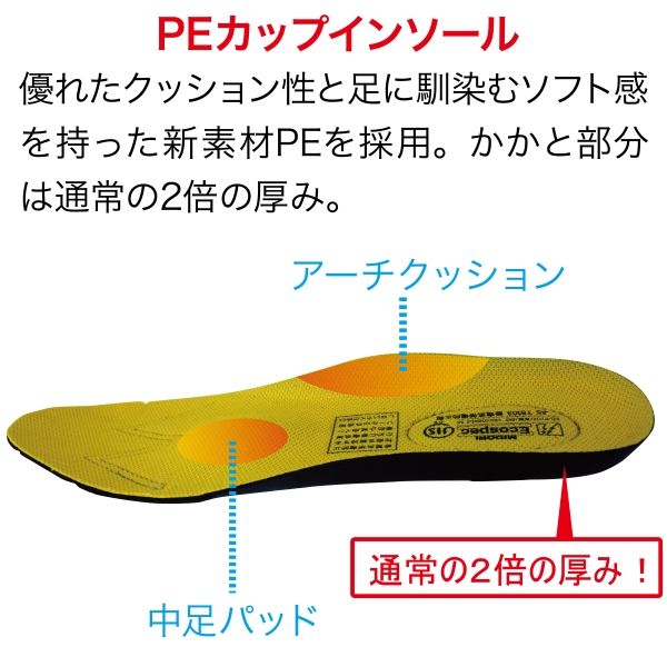 とっておきし福袋 ミドリ安全 静電安全靴 JIS規格 エコマーク認定 短靴 エコスペック ESG3210 eco 静電 メンズ ブラック 25.0( 25cm) 通販