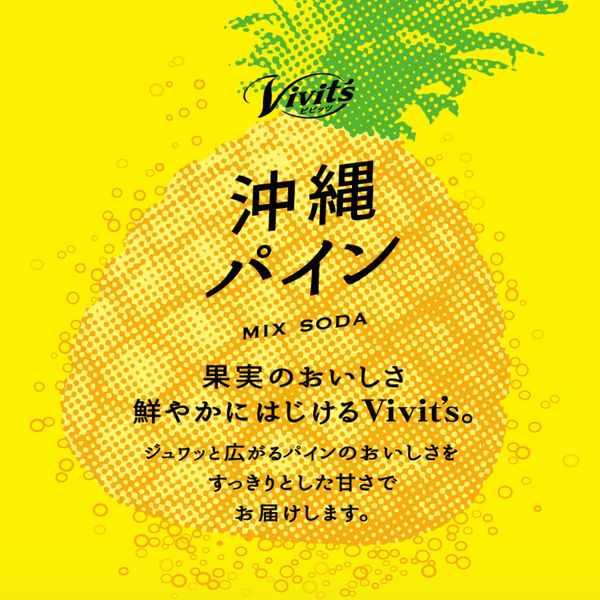 アスクル】 伊藤園 Vivit's（ビビッツ）沖縄パイン 450ml 1箱（24本入） 通販 - ASKUL（公式）
