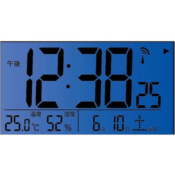 ノア精密 電波時計:エアサーチミチビキ T-727 WH-Z 1個 幅95×高さ142 