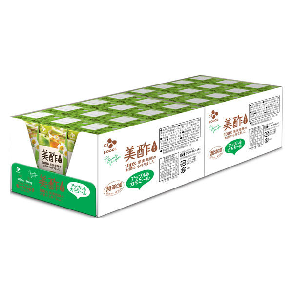 アスクル CJジャパン 美酢（ミチョ）アップル＆カモミール 200ml 1箱（24本入） 通販 - ASKUL（公式）