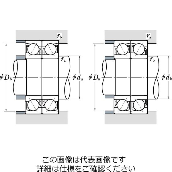 日本精工（NSK） 組合せアンギュラ玉軸受 7217AWDB 1個（直送品
