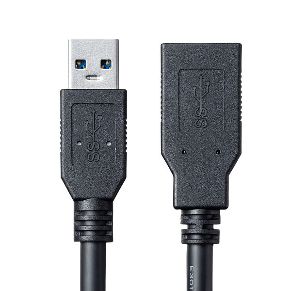 アスクル】USB Aケーブル USB-A（オス）USB-A（メス） 0.5m USB3.2（ Gen1） KU30-EN05K サンワサプライ 1本  通販 ASKUL（公式）