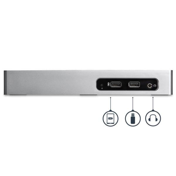 アスクル】ドッキングステーション USB 3.0 HDMI  DVI 6x USBハブ DK30ADD 1個  通販 ASKUL（公式）