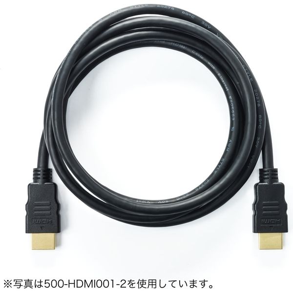 サンワダイレクト HDMIケーブル（1.5m・Ver1.4規格・PS4・XboxOne・フルハイビジョン対応） 500-HDMI001 1本（直送品）