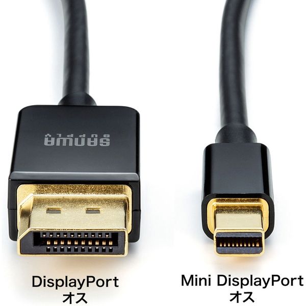 最大55%OFFクーポン GP-DPHD GOPPA 2m DisplayPort→HDMIケーブル ブラック K-20