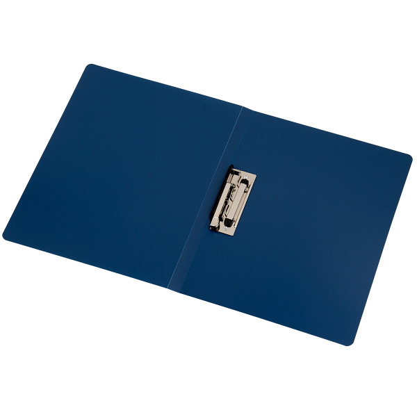 アスクル　Z式パンチレスファイル　A4タテ　背幅15mm　ブルー　青　レバーファイル　ユーロスタイル オリジナル