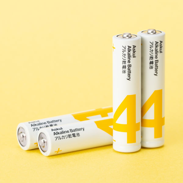 アスクル】アスクル アルカリ乾電池 単4形 業務用パック 1セット（400本） オリジナル 通販 ASKUL（公式）