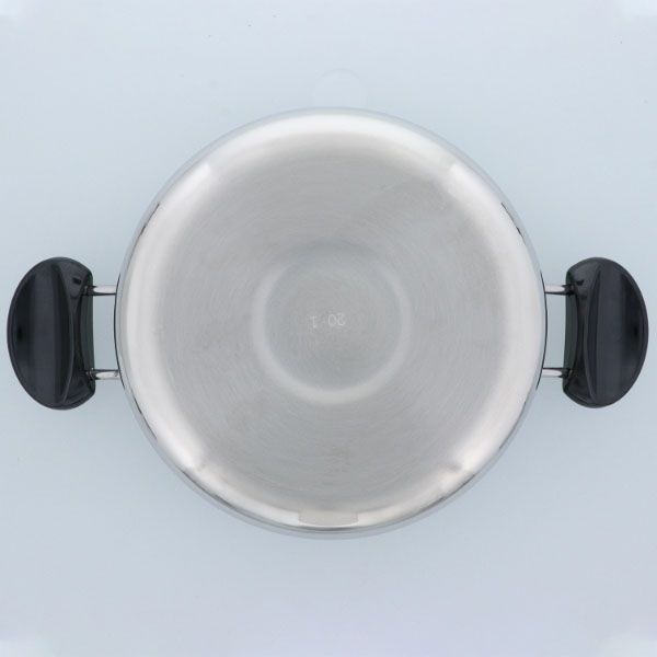 アスクル】 ベストコ 両手鍋 22cm ルナ・クラリス ステンレス３層鋼 ソー スパン IH対応 ガラス蓋付 日本製 ND-4435（直送品） 通販  - ASKUL（公式）