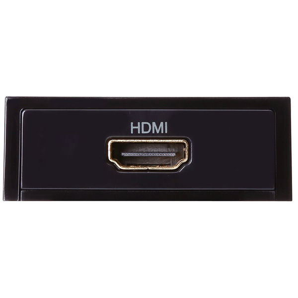 VGA→HDMI 変換アダプター VGA[メス] - HDMI[メス] 3.5φ アップ