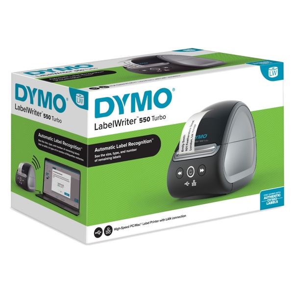 DYMO（ダイモ） ダイモ ラベルプリンター 550 ターボ 2171841 1台（直送品）