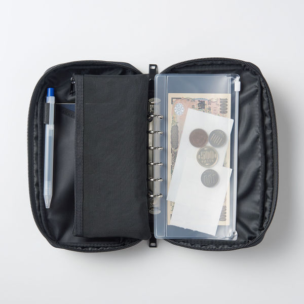 アスクル】無印良品 パスポートケース用リフィル クリアポケット 3枚入