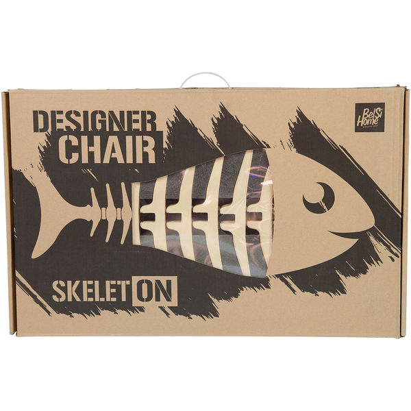 ベルシホーム スケルトンチェア（SkeletON chair） バーチ 55038 1脚（直送品）