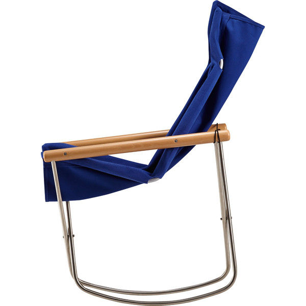 世界に誇る日本の椅子ニーチェアX ロッキングナチュラルブルー NY-107