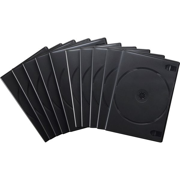 アスクル】 サンワサプライ DVDトールケース（2枚収納・10枚セット・ブラック） DVD-TN2-10BKN 1個（直送品） 通販 -  ASKUL（公式）