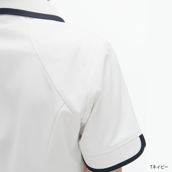 ナガイレーベン ワンピース ナースワンピース 医療白衣 半袖 Tネイビー LL CD-2837（取寄品）