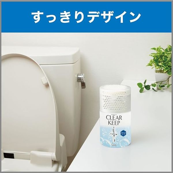 アスクル】 エステー トイレの消臭力 CLEAR KEEP クリーンソープ 1個 クリアキープ トイレ用消臭芳香剤 通販 - ASKUL（公式）