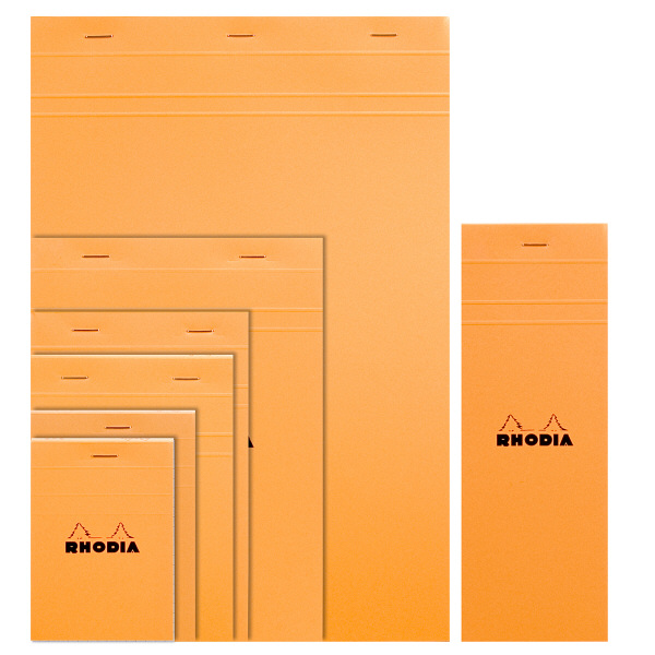 RHODIA（ロディア） ブロックロディア 横罫 No.16 オレンジ cf16600