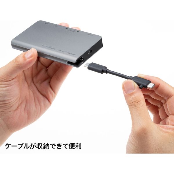 ドッキングステーション Type-C×1 USB3.0×2 HDMI×1 RJ-45×1 USB