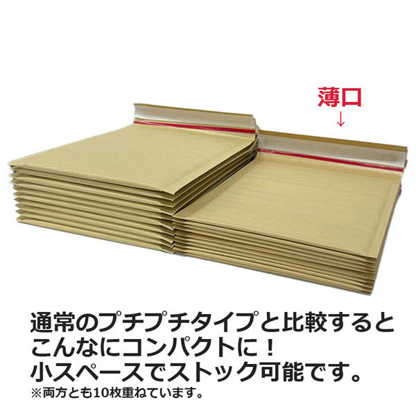 ロジマート 薄口クッション封筒【NO5】ネコポスサイズ 400枚セット