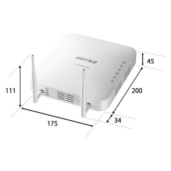 バッファロー 無線LANアクセスポイント 法人向け管理者機能搭載 WAPM-1266R 1台