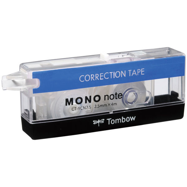 アスクル】トンボ鉛筆【MONO】修正テープ モノノート 2.5mm 細幅テープ 使いきりタイプ CT-YCN2.5 3個 通販 ASKUL（公式）