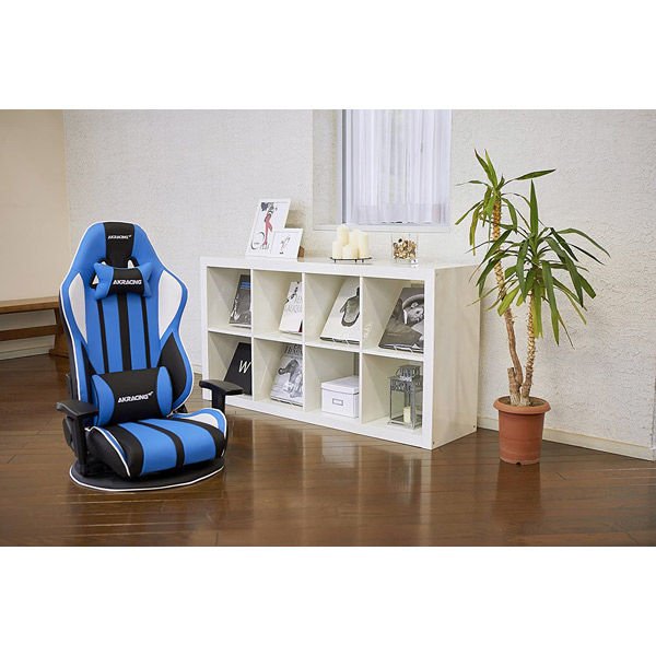 AKRacing ゲーミング座椅子 極坐 V2 ブルー GYOKUZA/V2-BLUE 1脚（取寄